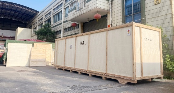 Packaging of reflow oven Опаковане на фурна за презареждане