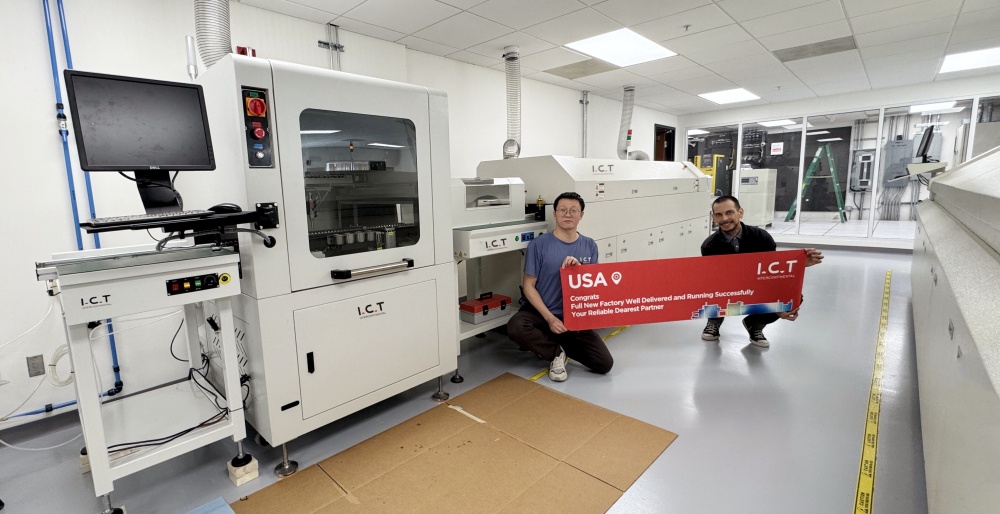 I.C.T Conformal Coating Line I.C.T конформална линия на покритие