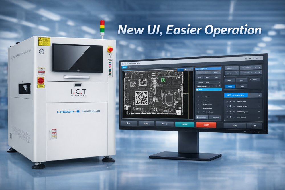 SMT laser marking machine SMT машина за лазерно маркиране