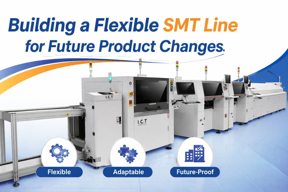 Building a Flexible SMT Line for Future Product Changes Изграждане на гъвкава SMT линия за бъдещи продуктови промени
