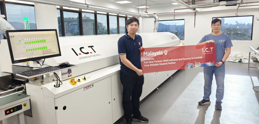 SMT and DIP Line Installation & Technical Support in Malaysia Инсталиране и техническа поддръжка на SMT и DIP линии в Малайзия