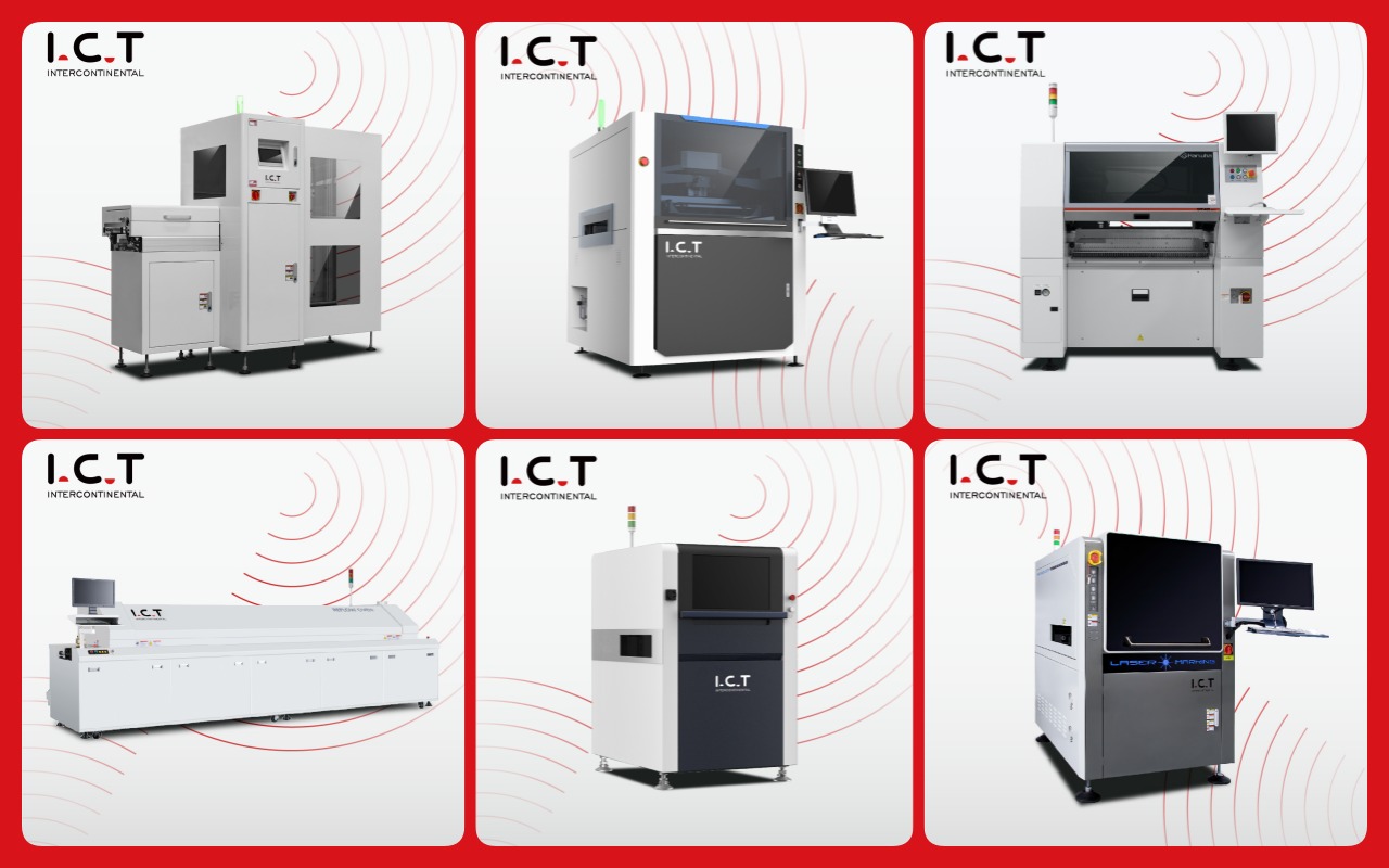 1 SMT Line with SMT Machine 01 1 SMT линия с SMT машина 01