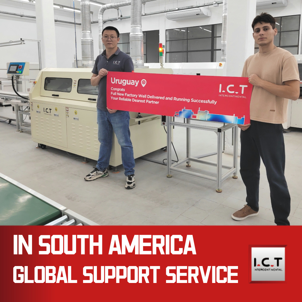 I.C.T | SMT DIP машина за вълново запояване PCB система за вълново запояване