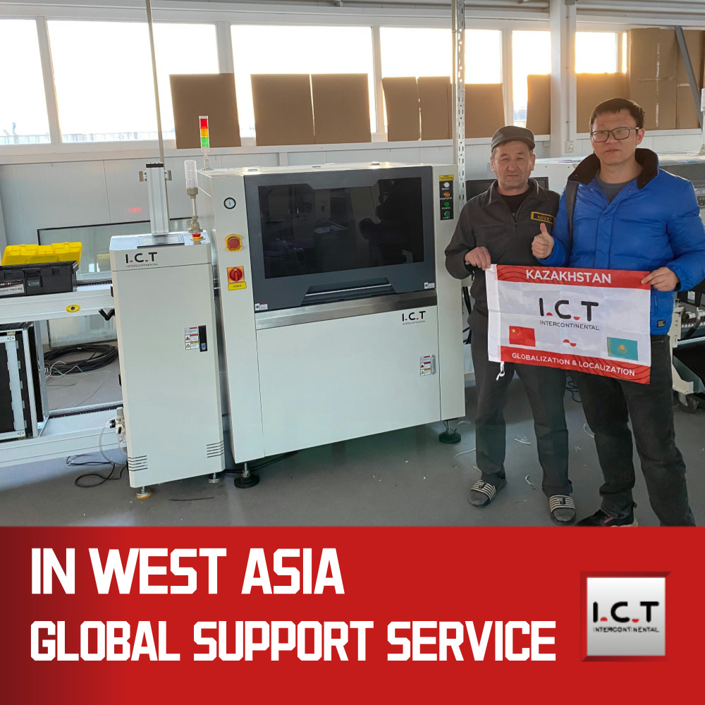 Полуавтоматичен принтер за шаблони SMT PCB Полуавтоматична машина за печат с паста