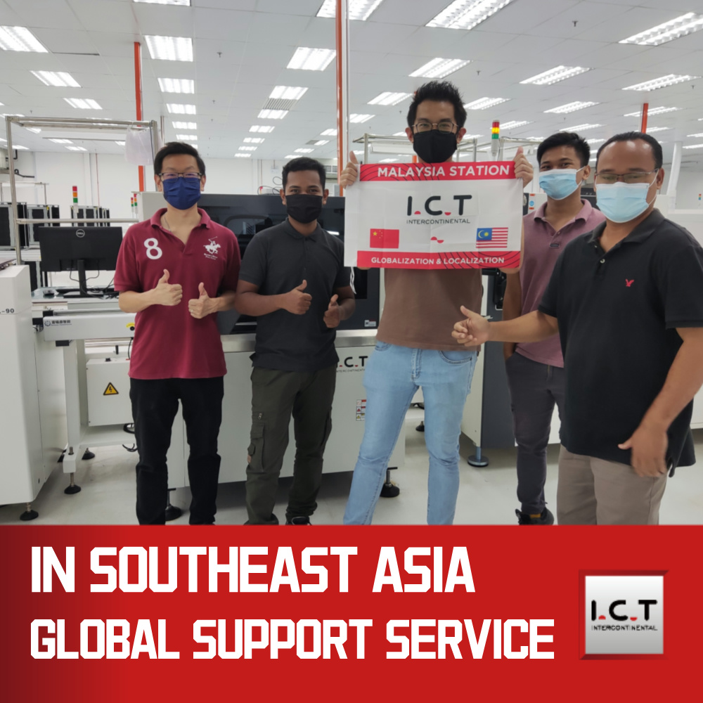 I.C.T-4034 висококачествена пълна автоматична машина за печатни машини SMT PCB