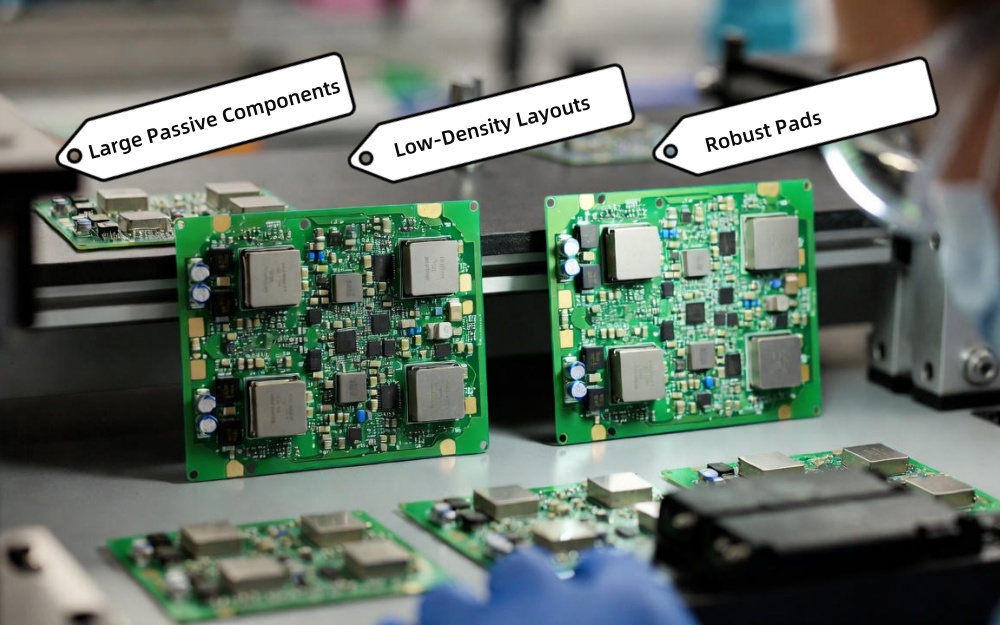 Изключително прости или SMT дизайни с голяма стъпка