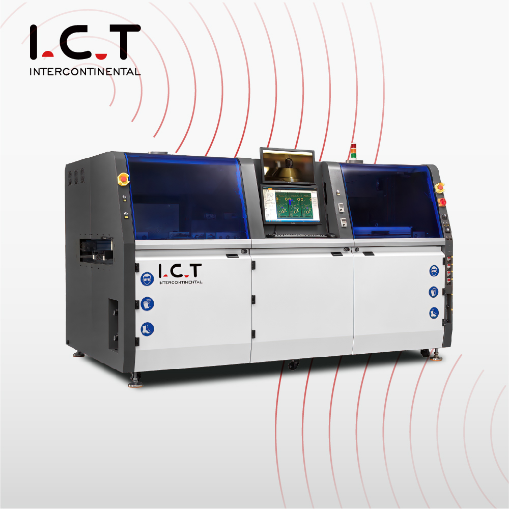 ИКТ |THT Най-добрата офлайн машина за запояване със селективна вълна ICT SS-330