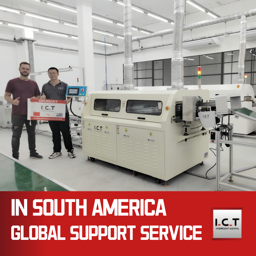 I.C.T | SMT DIP Безоловна машина за запояване с вълни | I.C.T-W2