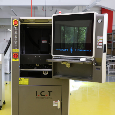 I.C.T | Машина за лазерно маркиране и рязане на Led крушка със затворени влакна