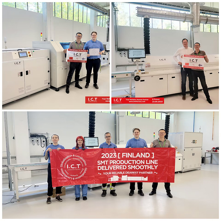 I.C.T | Линия за LED лампа Сглобяване на лента SMT линия