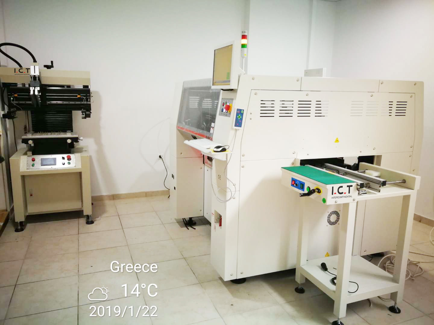 smt машина производствена линия led