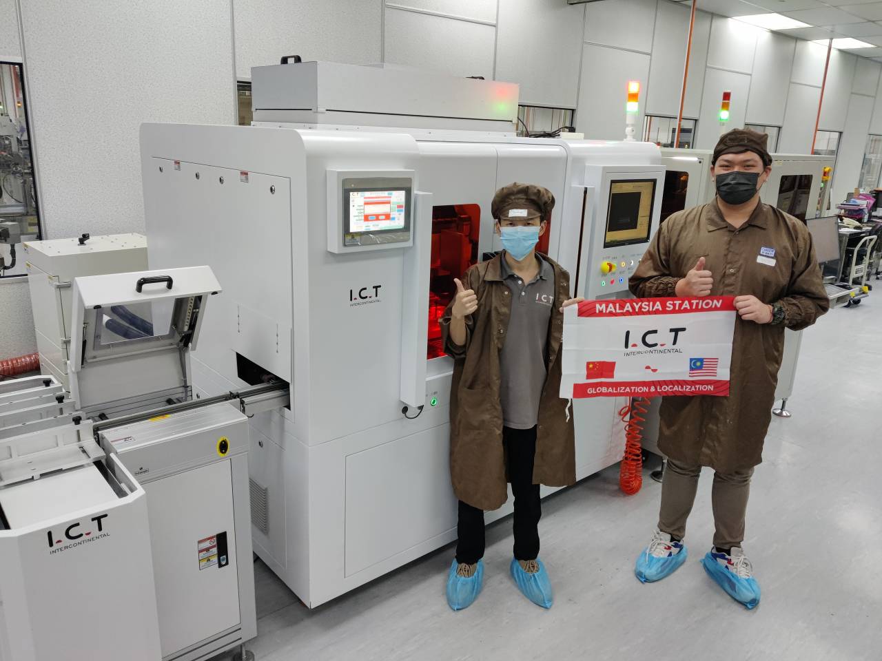 Машина за линия за производство на полупроводници