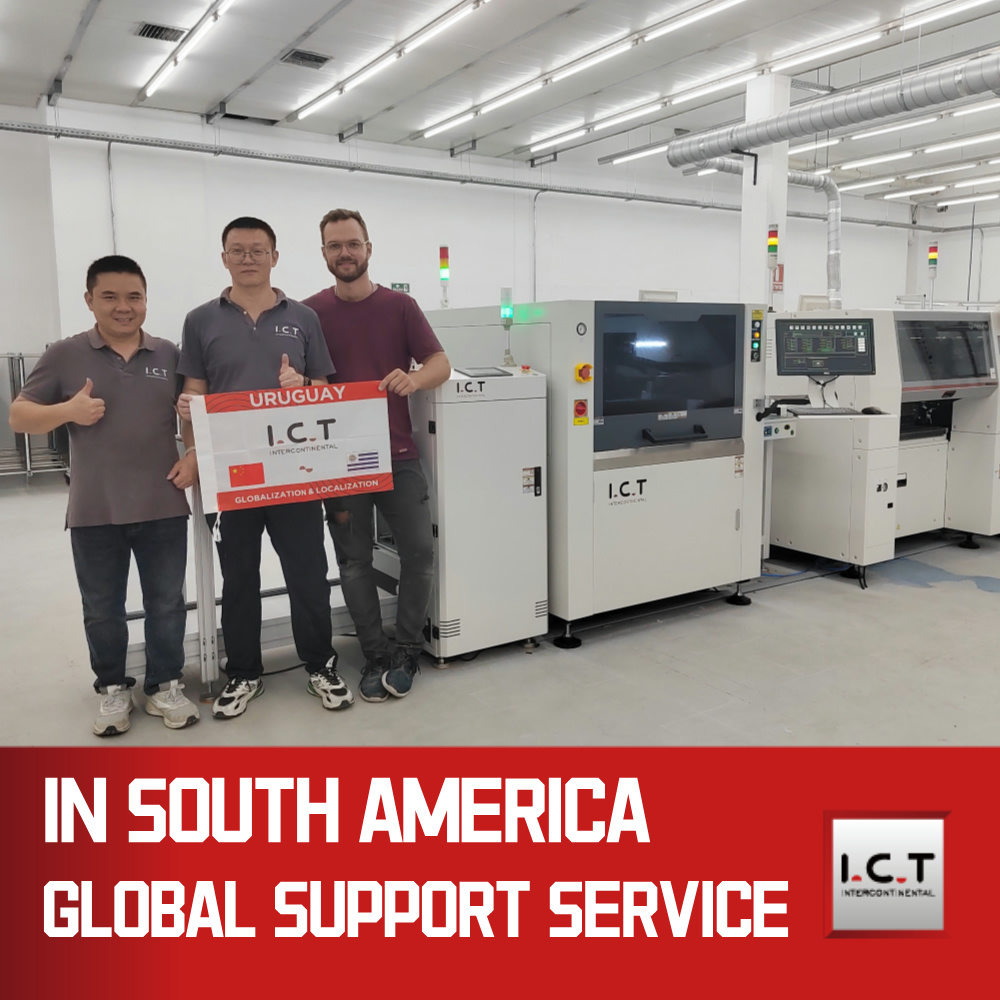 I.C.T | Напълно Smt Solder Paste Led Light Automatic Auto Pcb Solder Printer Machine