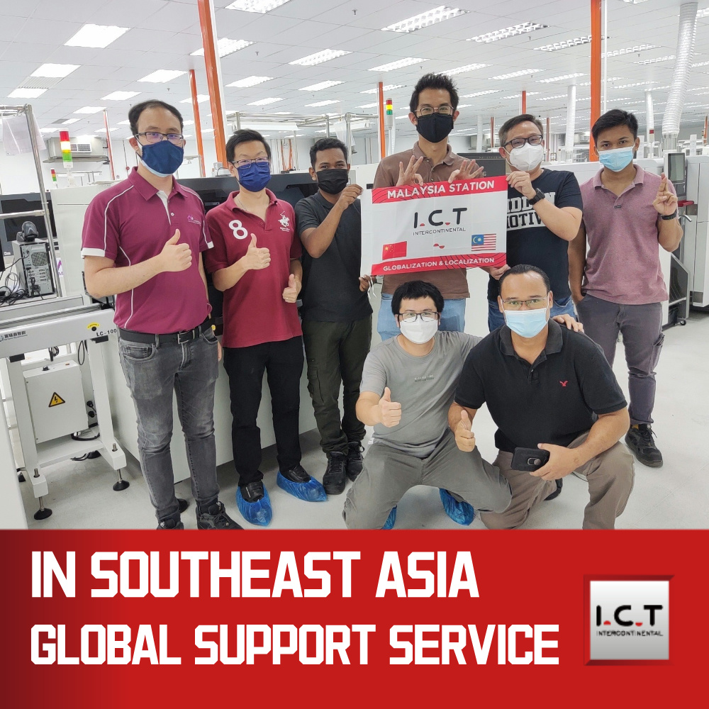 I.C.T | шаблонен принтер запояваща паста с висока прецизност SMT шаблонен принтер автоматичен PCB принтер