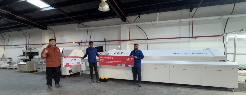 Полуавтоматична производствена линия SMT LED