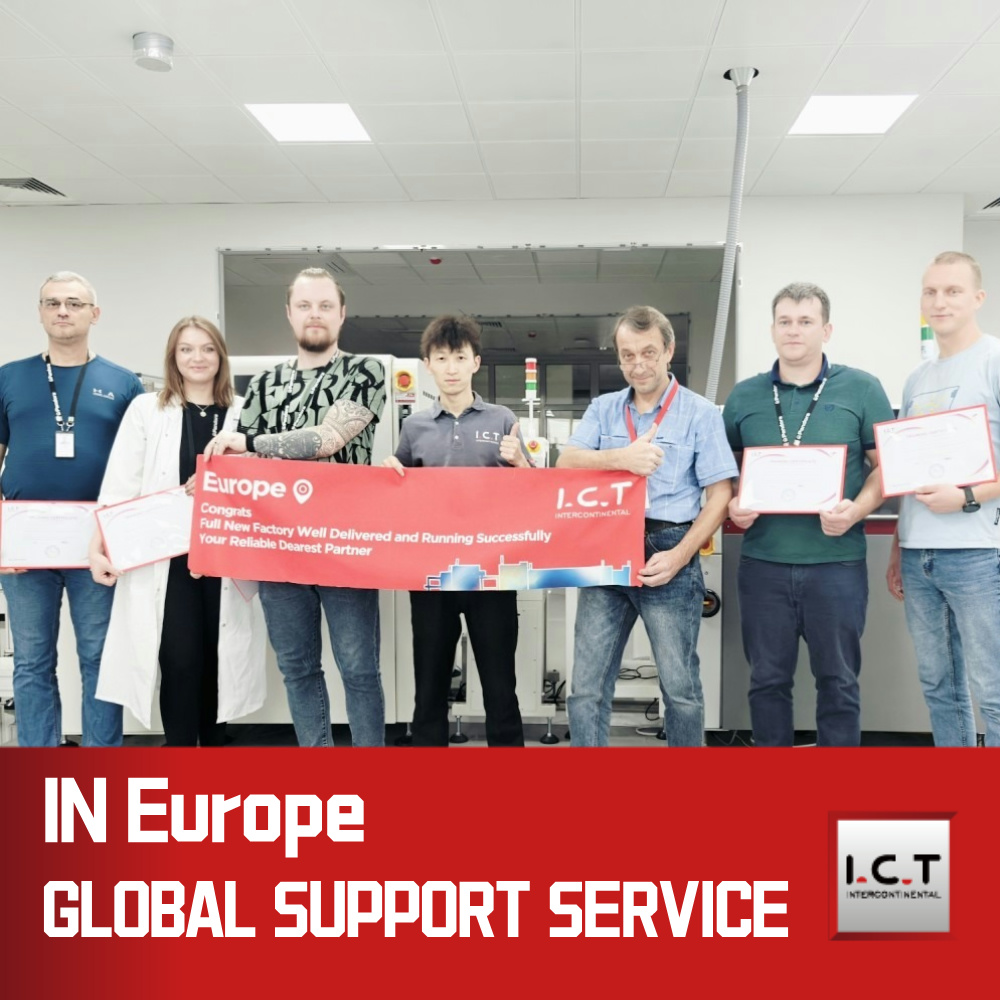 I.C.T | SMT напълно автоматична SMD производствена линия 