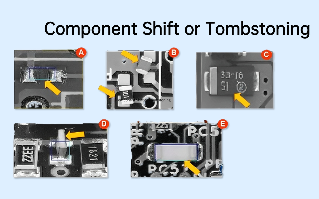 5. Дефекти, при които AOI превъзхожда - където рентгеновите лъчи са по-малко ефективни