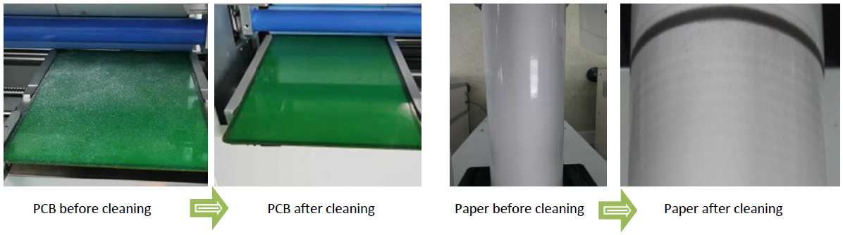 Ефект контраст на машината за почистване на PCB