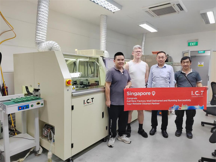 2311 I.C.T онлайн машина за запояване със селективна вълна в Азия