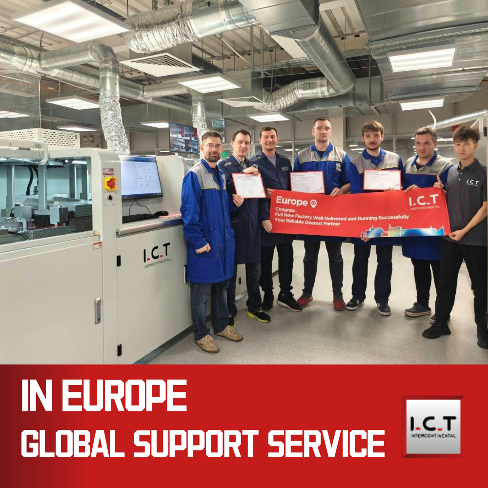 I.C.T-SS530 | Вградена машина за запояване на селективна вълна