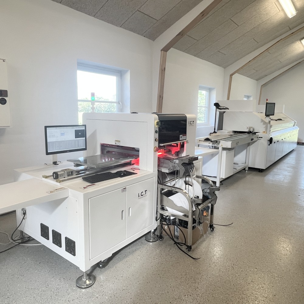 Напълно автоматичен SMT PCB Screen Stencil Printer Machine Автоматичен модел I.C.T-5151 