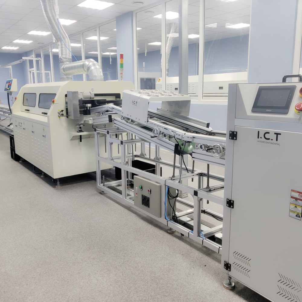 I.C.T | Машина за запояване с потапяне за топлообменник PCB вълново запояване THT машина