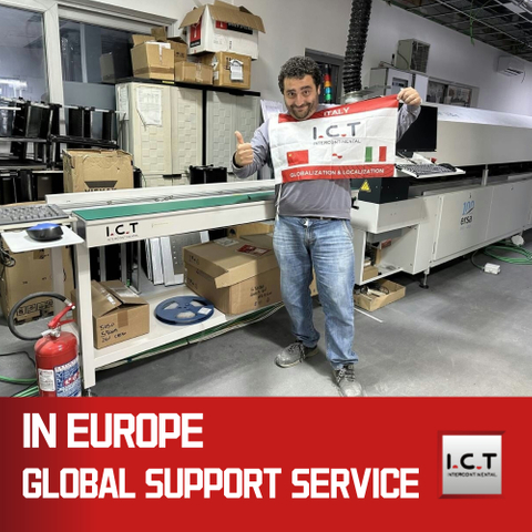 I.C.T | Производители на конвейери за печатни платки за SMT инспекция и конвейери за повдигане