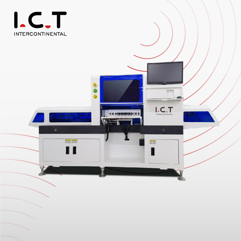 ИКТ |PCB монтаж SMT Pick и SMD Place Machine Поставяне на големи компоненти