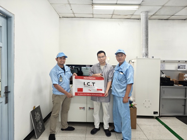 I.C.T Глобална поддръжка за EMS с Depaneling Machine в Индонезия