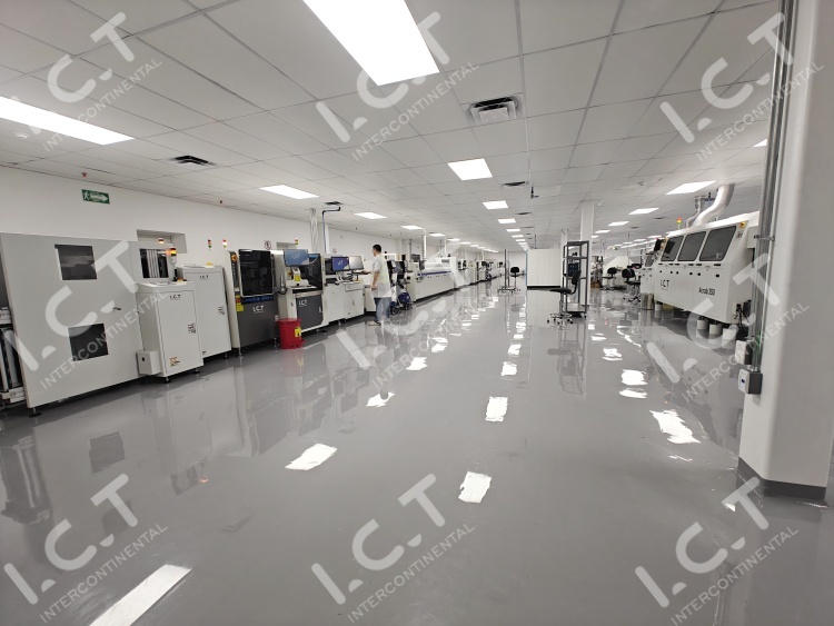 I.C.T SMT линия в Мексико