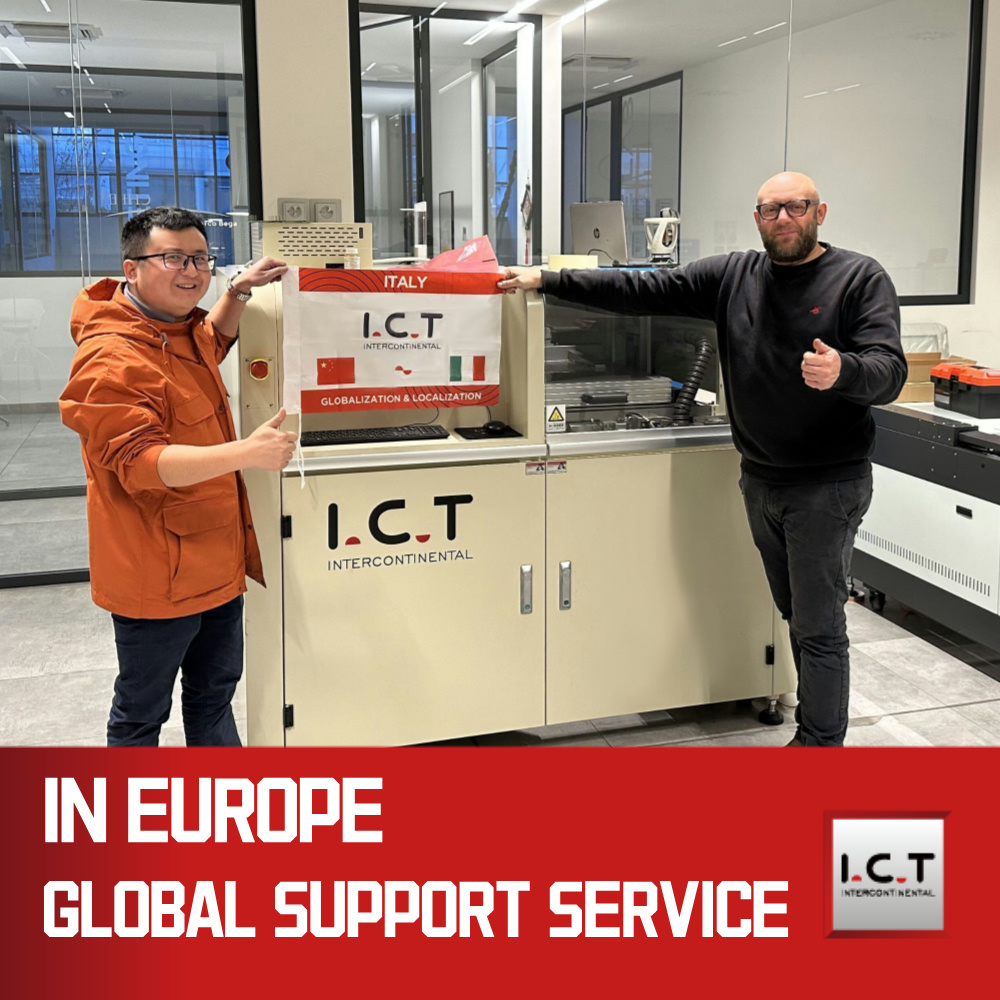 I.C.T-SS540 | Онлайн машина за запояване със селективна вълна 