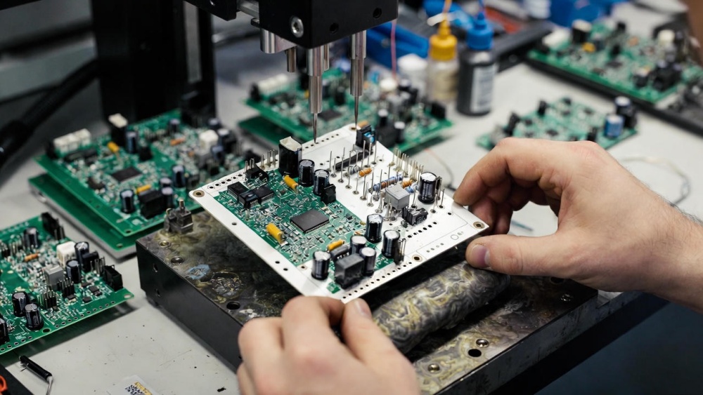 Доминантни или смесени технологични платки с проходен отвор