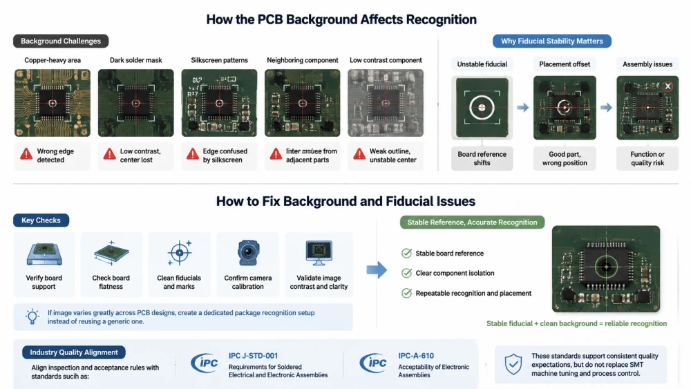Как фонът на PCB влияе върху разпознаването.webp