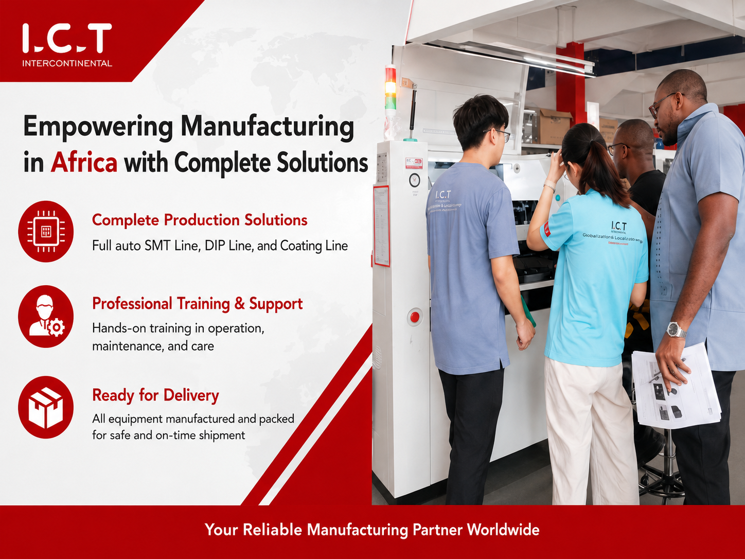 Африкански клиент посещава I.C.T Factory for Machines Training.png