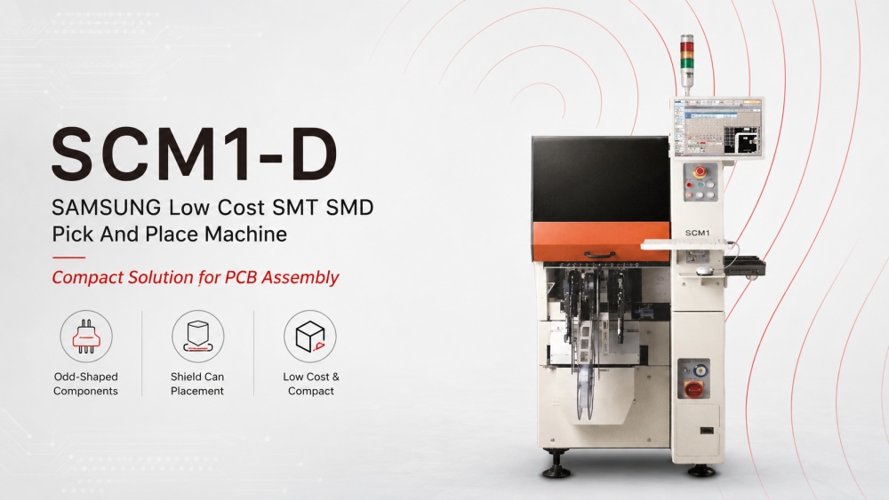 SCM1-D SAMSUNG Ниска цена SMT SMD машина за избор и поставяне